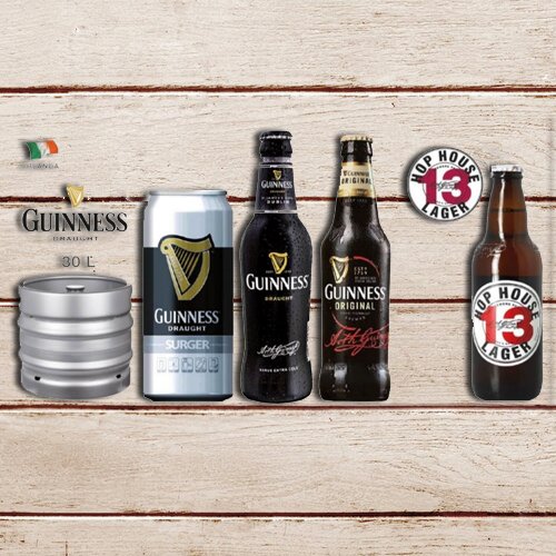 GUINNESS & HOP HOUSE 13 LAGER (IRLANDA)